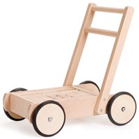 Robuster Lauflernwagen Holz